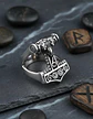 Anillo Hombre Martillo Thor Mjolnir Vikingo Nórdico De Acero - Miniatura 6