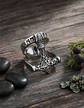 Anillo Hombre Martillo Thor Mjolnir Vikingo Nórdico De Acero - Miniatura 9