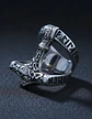 Anillo Hombre Martillo Thor Mjolnir Vikingo Nórdico De Acero - Miniatura 15