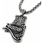 Collar Vikingo De Acero Para Hombre Mujer Dije Barco Drakkar - Miniatura 1