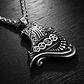 Collar Vikingo De Acero Para Hombre Mujer Dije Barco Drakkar - Miniatura 7