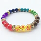 Pulsera Manilla Piedras Naturales 7 Chacras Mujer Y Hombre - Miniatura 6