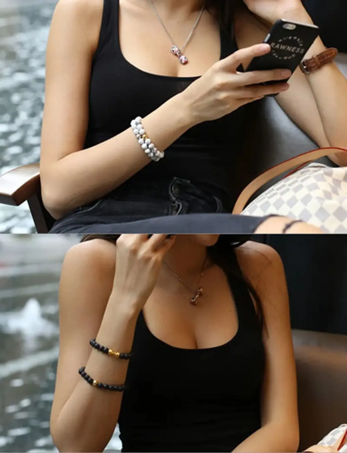 Pulsera Manilla Piedras Naturales 7 Chacras Mujer Y Hombre 8