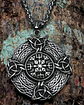 Collar Vikingo En Acero Para Hombres Dije Nórdico Amuleto - Miniatura 6