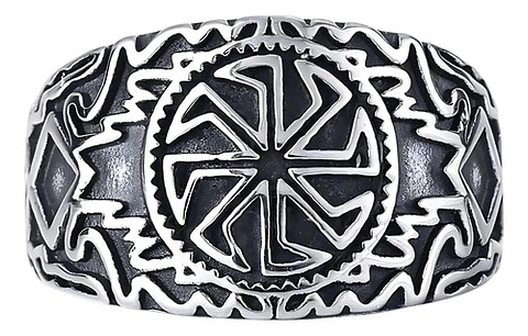 Anillo Celta Nórdico Amuleto Vikingo Acero Inoxidable Hombre