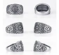 Anillo Celta Nórdico Amuleto Vikingo Acero Inoxidable Hombre - Miniatura 2