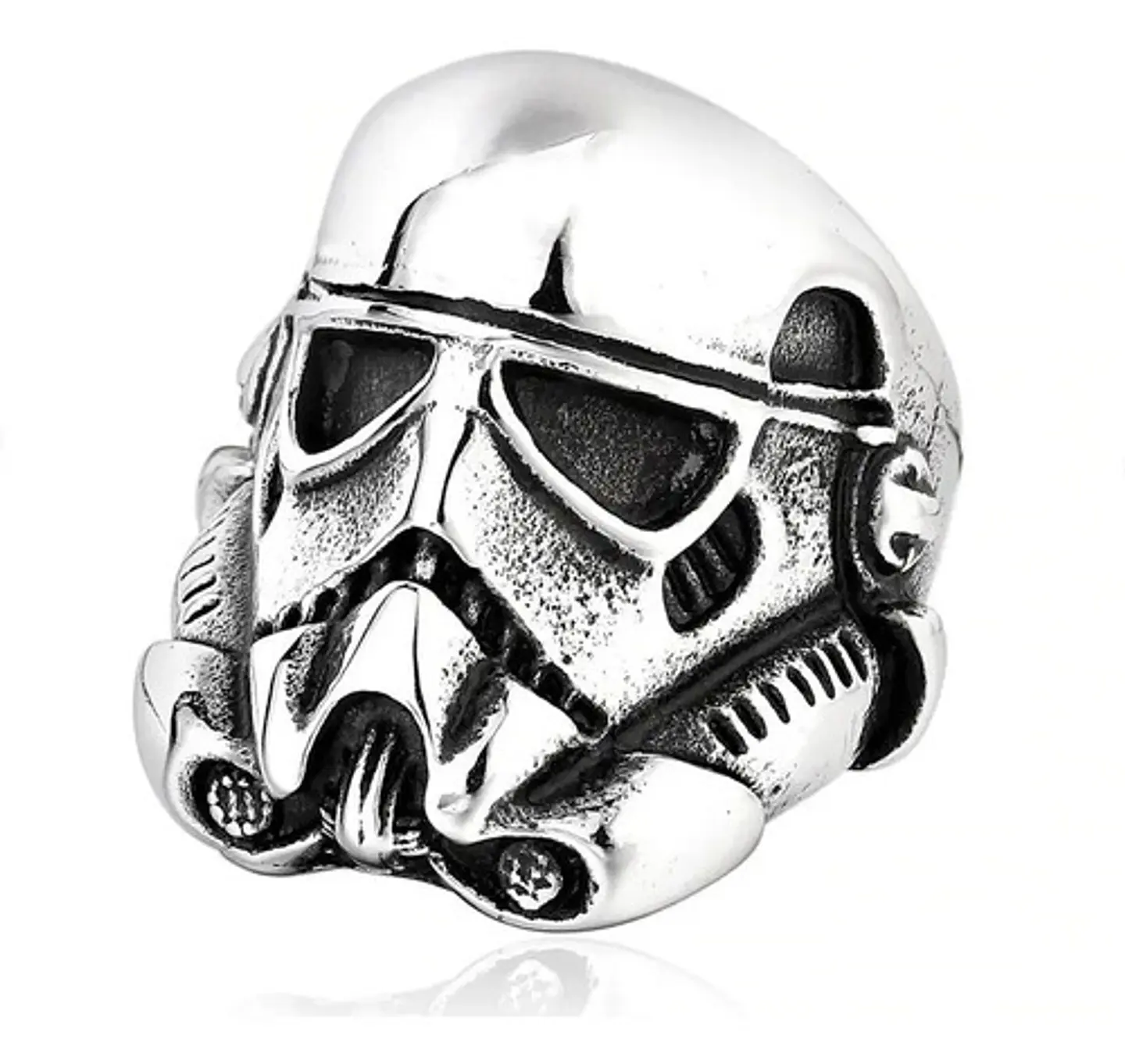 Anillo Stormtrooper Color Plata Acero Inoxidable Para Hombre 1