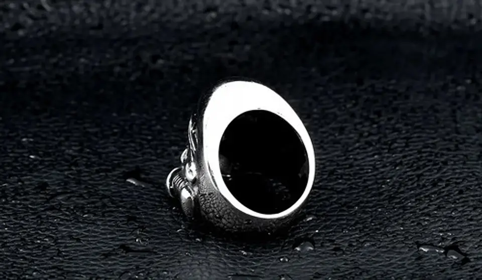 Anillo Stormtrooper Color Plata Acero Inoxidable Para Hombre 7