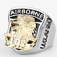 Anillo Aguila Militar Color Plata Acero Inoxidable Hombre - Miniatura 2