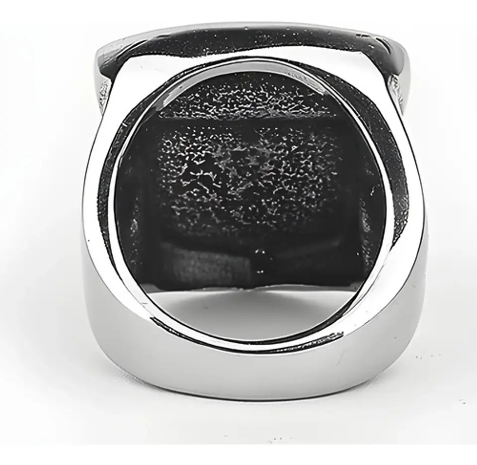 Anillo Aguila Militar Color Plata Acero Inoxidable Hombre 4