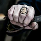 Anillo Aguila Militar Color Plata Acero Inoxidable Hombre - Miniatura 8