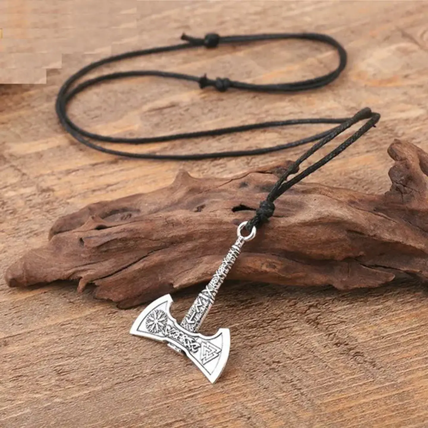 Collar Runas Slavo Vikingo Talisman Amuleto Nórdico Hombre 6