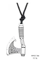 Collar Runas Slavo Vikingo Talisman Amuleto Nórdico Hombre - Miniatura 9
