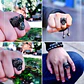 Anillo Guerrero Vikingo Piel De Oso Acero Inoxidable Hombre - Miniatura 2