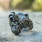 Anillo Guerrero Vikingo Piel De Oso Acero Inoxidable Hombre - Miniatura 17