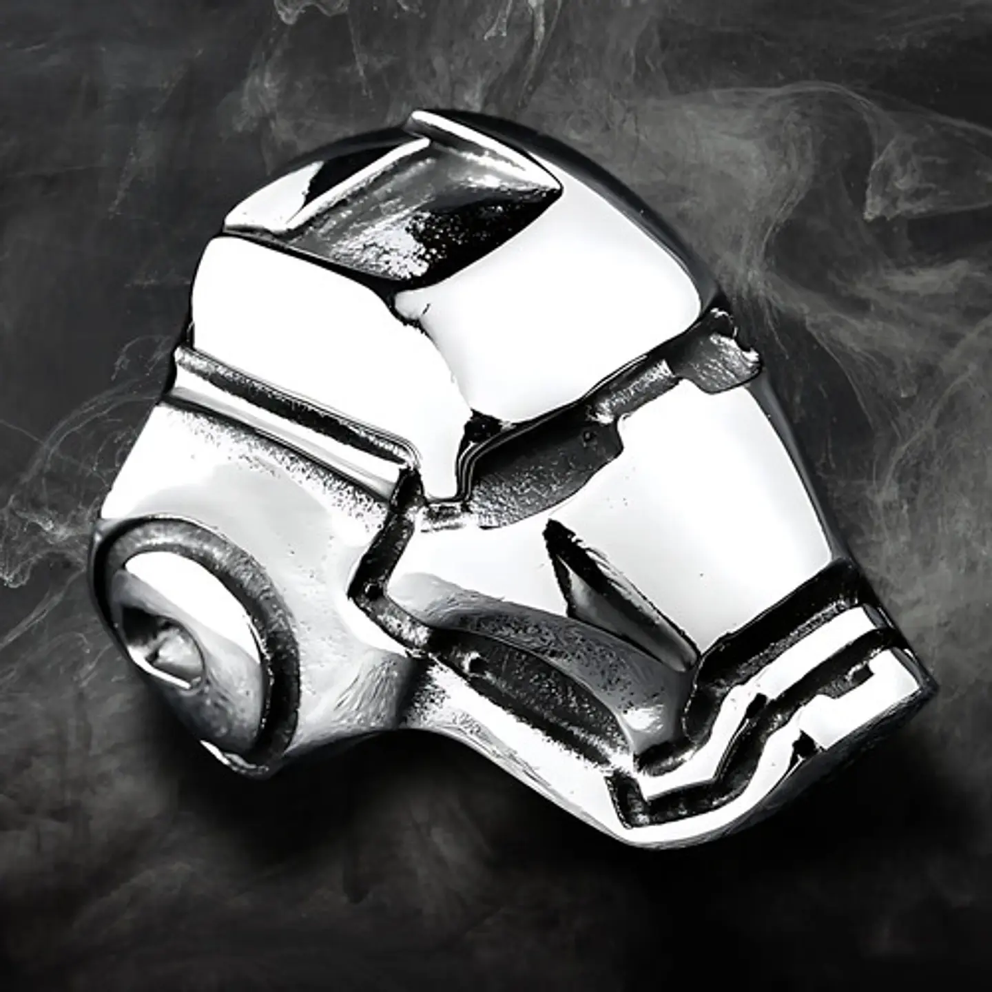 Anillo Iron Man Color Plata Heroe Acero Inoxidable Hombre 4