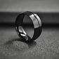 Anillo Argolla Color Plata Color Oro Acero Inoxidable Hombre - Miniatura 19