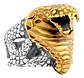 Anillo Cobra Color Oro Serpiente Acero Inoxidable Hombre - Miniatura 1