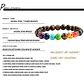 Pulsera Manilla Chakras Piedra Natural Ojo De Tigre Hombre - Miniatura 6