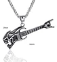Collar Cráneo Guitarra Rock Metal Acero Inoxidable Hombre - Miniatura 17