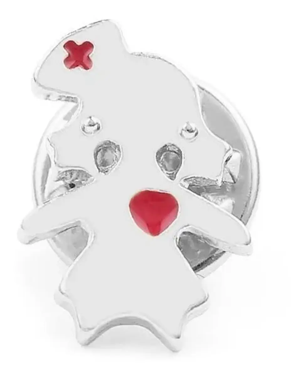 Broche Pin Medico Alerta Medica Ambulancia Tubo Hombre Mujer 9