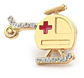 Broche Pin Medico Alerta Medica Ambulancia Tubo Hombre Mujer - Miniatura 17