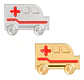 Broche Pin Medico Alerta Medica Ambulancia Tubo Hombre Mujer - Miniatura 1