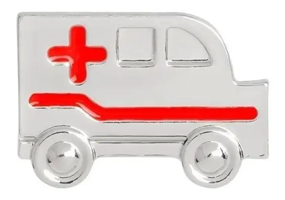 Broche Pin Medico Alerta Medica Ambulancia Tubo Hombre Mujer 8