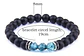 Pulsera Manilla Piedras Naturales Onix Color Negro Hombre - Miniatura 2