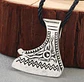 Collar Hacha Arma Eslava Nórdico Vikingo Celta Hombre Mujer - Miniatura 2