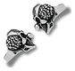Anillo Payaso Joker Biker Gotico Acero Inoxidable Hombre - Miniatura 5