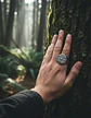 Anillo Vikingo Árbol De La Vida Acero Inoxidable Para Hombre - Miniatura 2