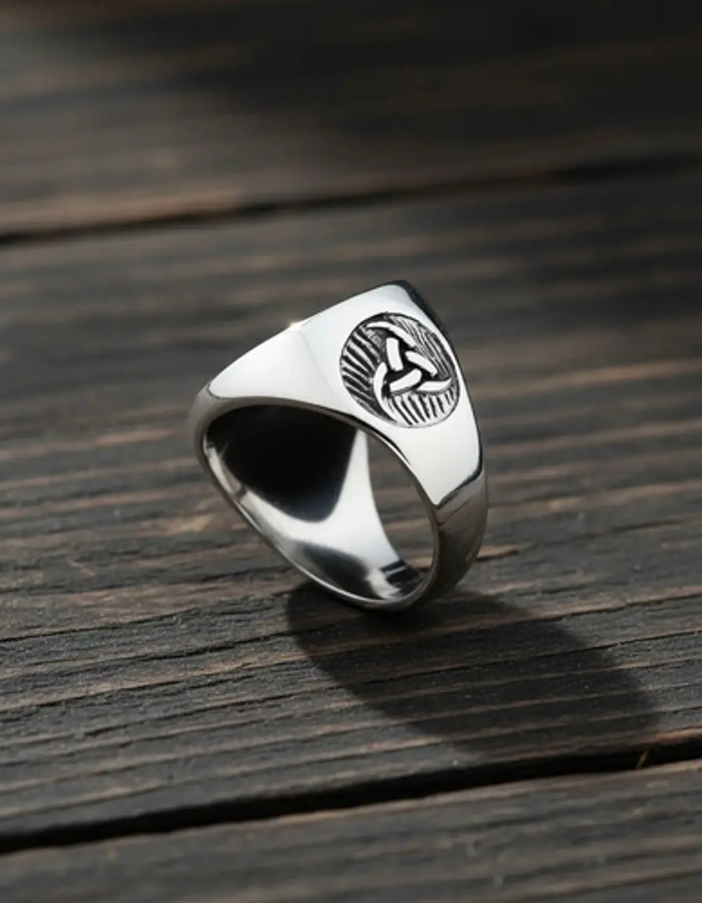 Anillo Vikingo Árbol De La Vida Acero Inoxidable Para Hombre 5