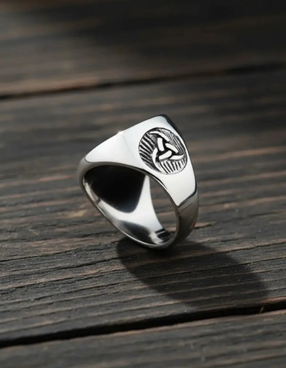 Anillo Vikingo Árbol De La Vida Acero Inoxidable Para Hombre 5