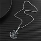 Collar Ancla Militar Acero Inoxidable Color Plata Hombre - Miniatura 2