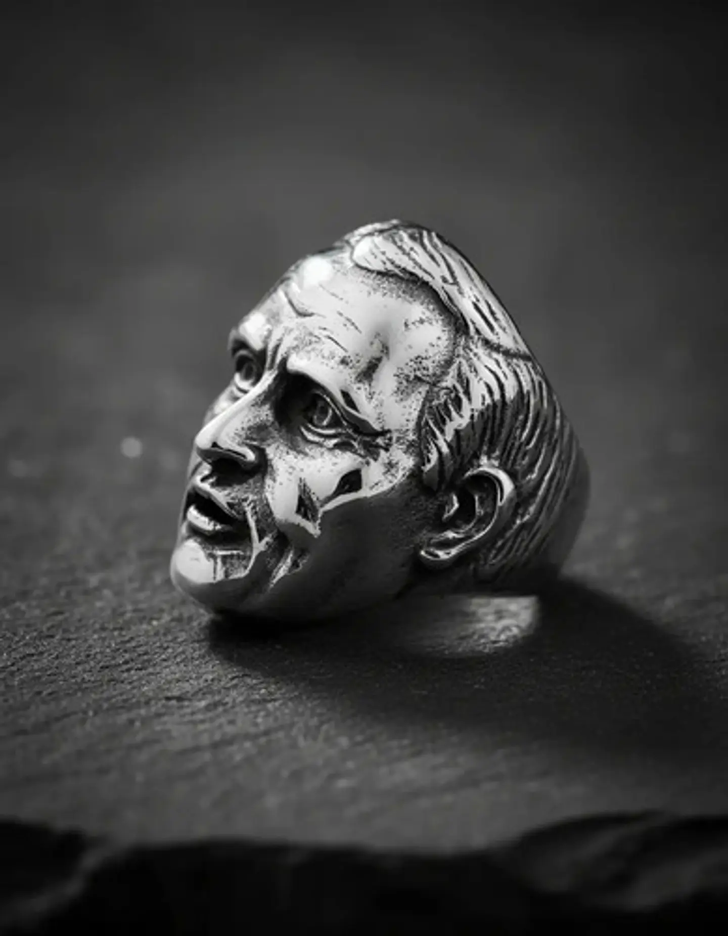  Anillo Color Plata Rusia Vladímir Putin De Acero Hombre 6