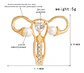 Broche Pin Médicos Alerta Medica Ginecologia Hombre Mujer - Miniatura 2