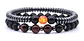 Pulsera Manillas Piedras Naturales Hematita Hombre Y Mujer - Miniatura 1