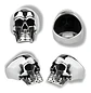 Anillo Cráneo Calaveras Skull Gótico Acero Inoxidable Hombre - Miniatura 3