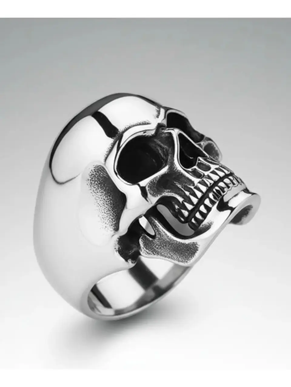 Anillo Cráneo Calaveras Skull Gótico Acero Inoxidable Hombre 4