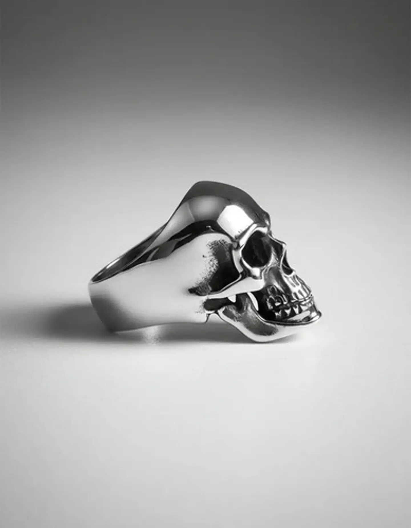 Anillo Cráneo Calaveras Skull Gótico Acero Inoxidable Hombre 5