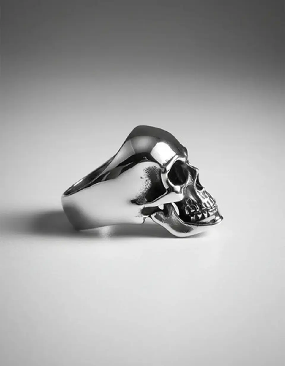 Anillo Cráneo Calaveras Skull Gótico Acero Inoxidable Hombre 5