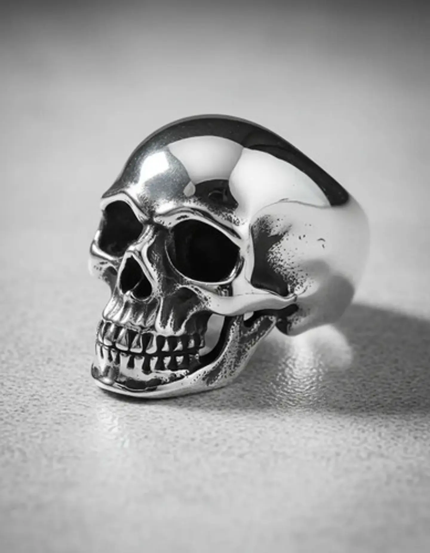 Anillo Cráneo Calaveras Skull Gótico Acero Inoxidable Hombre 6