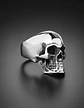 Anillo Cráneo Calaveras Skull Gótico Acero Inoxidable Hombre - Miniatura 8