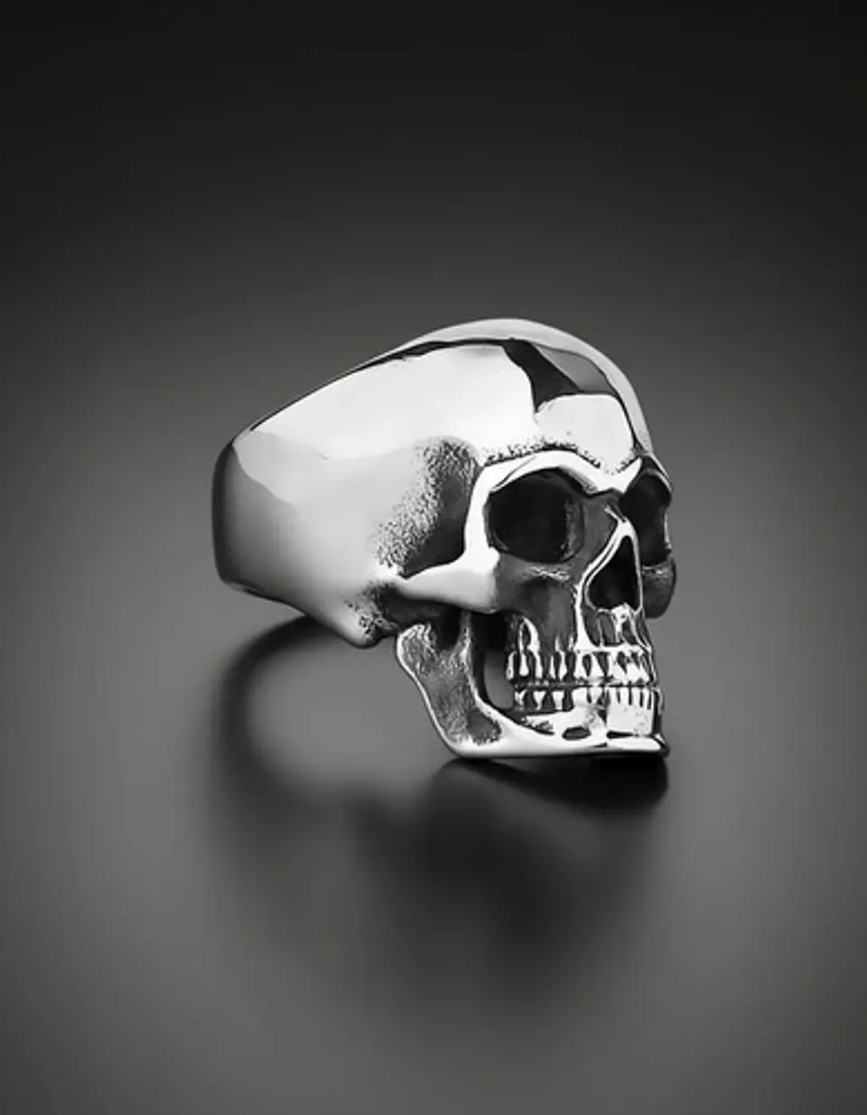 Anillo Cráneo Calaveras Skull Gótico Acero Inoxidable Hombre 8