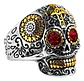 Anillo Cráneo Calavera Skull Rock En Acero Inoxidable Hombre - Miniatura 10