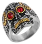 Anillo Cráneo Calavera Skull Rock En Acero Inoxidable Hombre - Miniatura 11