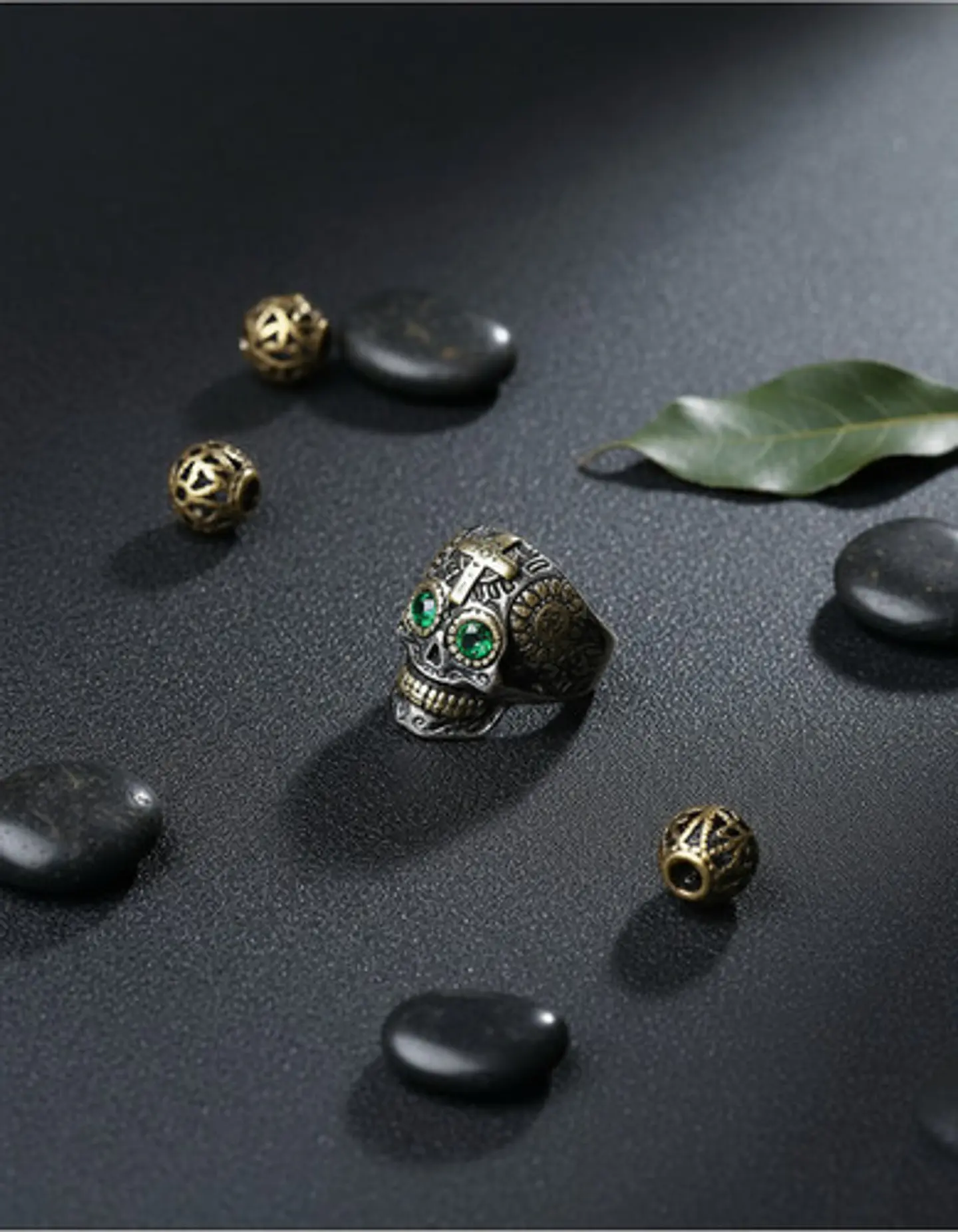 Anillo Cráneo Calavera Skull Rock En Acero Inoxidable Hombre 22