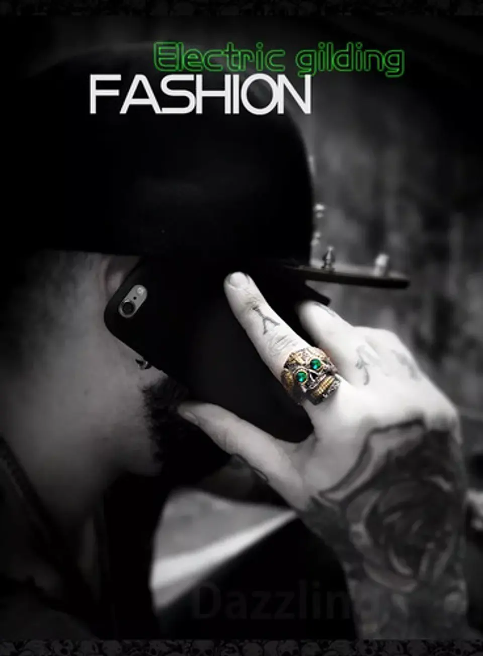 Anillo Cráneo Calavera Skull Rock En Acero Inoxidable Hombre 26