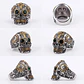 Anillo Cráneo Calavera Skull Rock En Acero Inoxidable Hombre - Miniatura 27